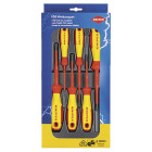 Jeu de 6 tournevis VDE PHILLIPS/POZIDRIV voltage 1000V - KNIPEX - WERK : 00 20 12 V03