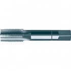 Jeu de tarauds à main, filetage métrique à pas fin, 2 pièces, Filetage x pas : M8 x 0,75 mm, Long. totale 50 mm, Carré de la queue 4,9 mm