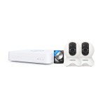 Kit vidéosurveillance ip 2 caméras kit-2-fn8108h-x5-w-hdd