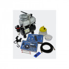 Kit compresseur airbrush aérographe professionnel avec 2 pistolets Helloshop26 2016019