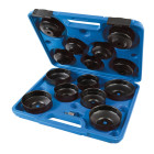 Kit de cloches pour filtres à huile, 15 pcs - 65 - 93 mm