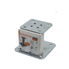 Pied de poteau fixe "prêt-à-fixer" SIMPSON - Kit complet avec fixations - KIT FIX PPA150