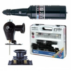 Kit scie sauteuse pour les métaux, bois, plastiques. Semelle orientable à 45°.