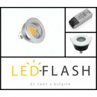 Kit spot LED étanche GU5.3 COB 4 watt Dimmable - Couleur eclairage - Blanc froid, Finition - Blanc