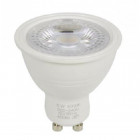 Kit Spot led GU10 5 watt (eq. 50 watt) dimmable - Support Gris - Couleur eclairage - Blanc froid, Type Support - Rond orientable 82mm