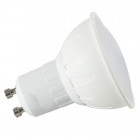 Kit spot led GU10 5 watt (eq. 50 watt) - Douille GU10 domino - Support gris - Couleur eclairage - Blanc chaud 3000°K, Type Support - Rond orientable 86mm