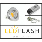 Kit spot LED GU5.3 COB 4 watt Dimmable - Couleur eclairage - Blanc chaud 2700°K