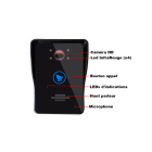 Kit visiophone tactile 'design' complet avec écran 7" hd et caméra infrarouge pour vision nocturne