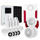 Alarme maison sans fil ip ipeos kit 9