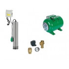 Composez votre surpresseur pompe immergee 750 w - 4 turbines reservoir horizontal 100 l