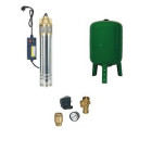 Composez votre surpresseur pompe immergee 750 w - 1 turbine laiton reservoir vertical 200 l