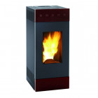 Poele a granulés lilium lpe6 bordeaux Poele a granulés lilium lpe6 bordeaux