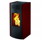 Poele a granulés nyssa ec6 rouge