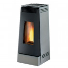 Poele a granulés isatis lp9 gris