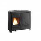 Poele mixte buches et granulés carolo mix anthracite