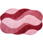 Tapis de salle de bain carmen rose 70 x 120 cm