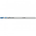 Lames de scie sauteuse pour métal, coupe droite fine, Réf. Bosch : T 718 BF, Qualité de lame de scie BiM, Long. totale 180 mm, Pas de dents : 2 mm