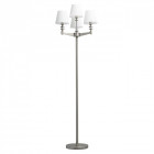 Lampadaire argenté neoclassic 4 ampoules 160 cm
