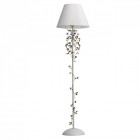 Lampadaire blanc flora 1 ampoule 160 cm