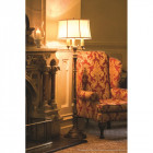 Lampadaire gibson, avec abat-jour