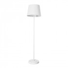 Lampadaire michigan, acier blanc, sans abat-jour