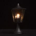 Lampadaire noir street 1 ampoule 37 cm