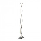 Lampadaire platt, chrome et polycarbonate