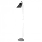Lampadaire plexus, chrome et noir