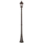 Lampadaire regent court, noyer, 251 cm