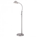 Lampadaire thompson, nickel brossé