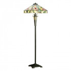 Lampadaire willow, verre et résine