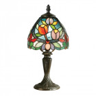 Lampe 15 cm sylvette, verre et résine