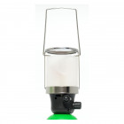 Lampe a gaz lg 400 m. Lampe camping piezo. Coque acier. Lampe de camping pour bouteille de gaz 190g perçable