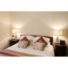 Lampe aegean, laiton, avec abat-jour