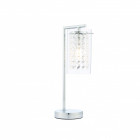 Lampe alda, chrome poli et verre