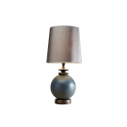 Lampe babushka, porcelaine, sans abat-jour