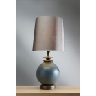 Lampe babushka, porcelaine, sans abat-jour