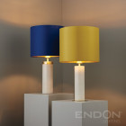 Lampe blanca, marbre, sans abat-jour