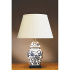 Lampe blue tj, porcelaine, sans abat-jour