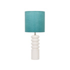 Lampe bubble, céramique, blanc, sans abat-jour