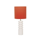 Lampe bubble, céramique, blanc, sans abat-jour