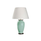 Lampe celadon, sans abat-jour