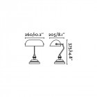 Lampe de bureau  banker 1 ampoule
