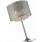 Lampe de table argent brighton 4 lumières