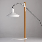 Lampe de table blanche megapolis 1 ampoule 70 cm