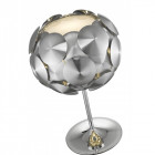 Lampe de table chrome chester 1 lumières