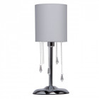 Lampe de table chromée elegance 1 ampoule 40 cm