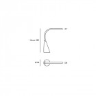 Lampe de table décorative stol led 12 ampoules