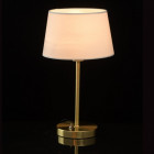 Lampe de table dorée megapolis 1 ampoule 43 cm