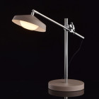 Lampe de table grise megapolis 1 ampoule 64 cm